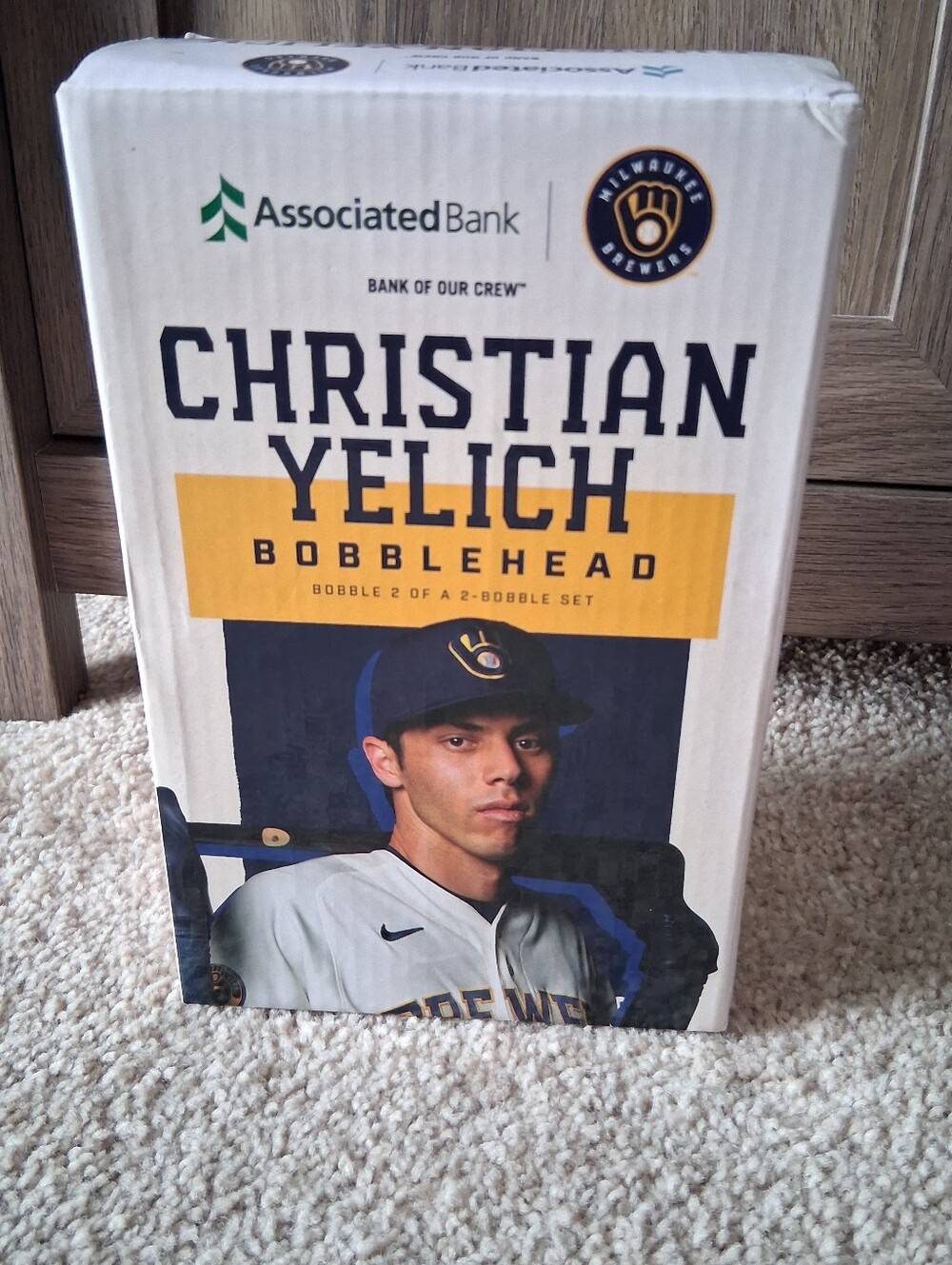 Milwaukee Brewers 2020 Christian Yelich "40-30 Club" Associated Bank Bobblehead